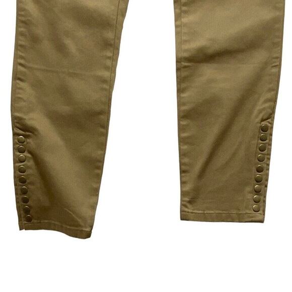 Soft Surroundings Metro Pants Womens M Elastic Waist Shapes Slim Khaki Pull On - Picture 8 of 11